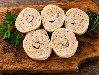 Turkey leftover rollup